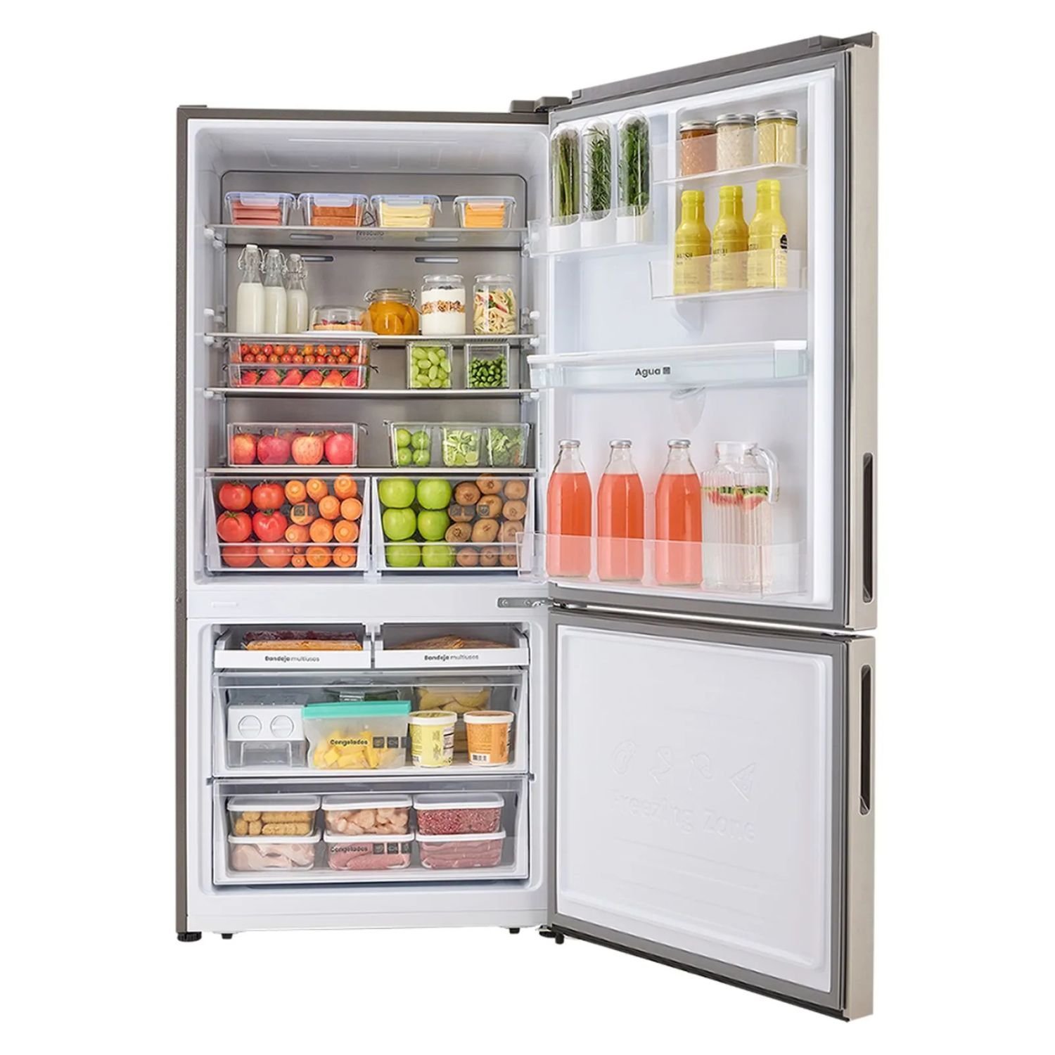 Nevera HACEB No Frost 543 Bottom Mount Inox - Image 2