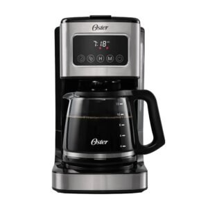 Cafetera OSTER Programable 12 Tazas Tactil BVSTDC4403 Negro