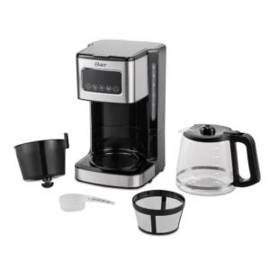 Cafetera OSTER Programable 12 Tazas Tactil BVSTDC4403 Negro - Image 6