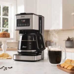 Cafetera OSTER Programable 12 Tazas Tactil BVSTDC4403 Negro - Image 8