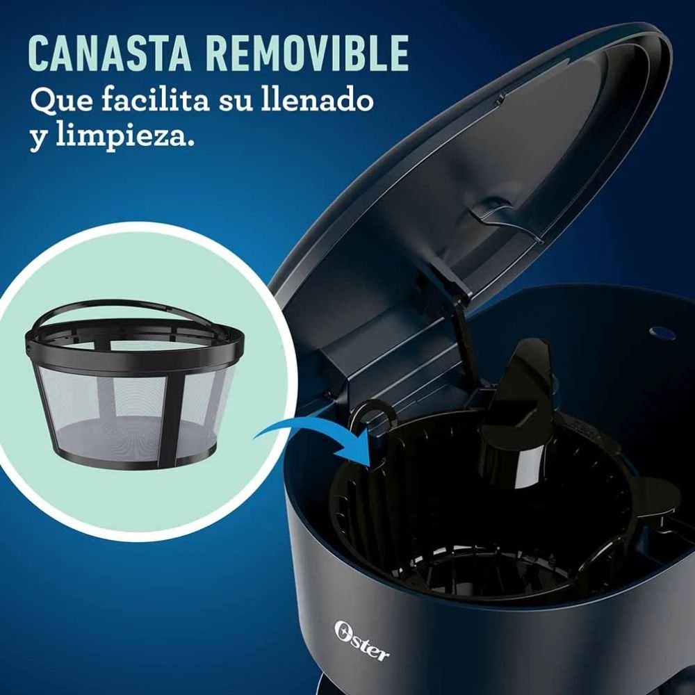 Cafetera OSTER 12 Tazas 1000 W BVSTDCS12BN Negro - Image 2