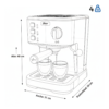 Cafetera OSTER 15 Bares Espresso BVSTEM5502 Plateada - Image 9