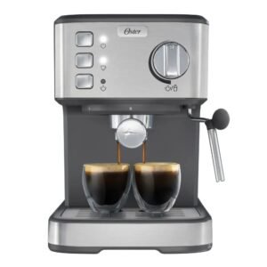 Cafetera OSTER 15 Bares Espresso BVSTEM5502 Plateada
