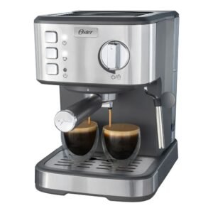 Cafetera OSTER 15 Bares Espresso BVSTEM5502 Plateada - Image 3
