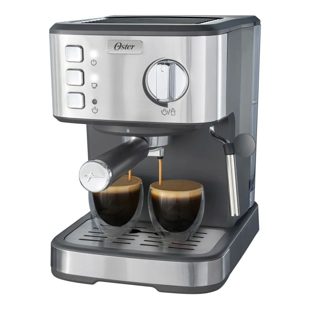 Cafetera OSTER 15 Bares Espresso BVSTEM5502 Plateada - Image 3