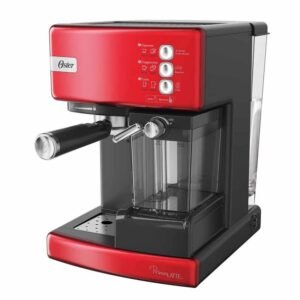 Cafetera Expreso OSTER 15 Bares BVSTEM6603R Rojo - Image 2