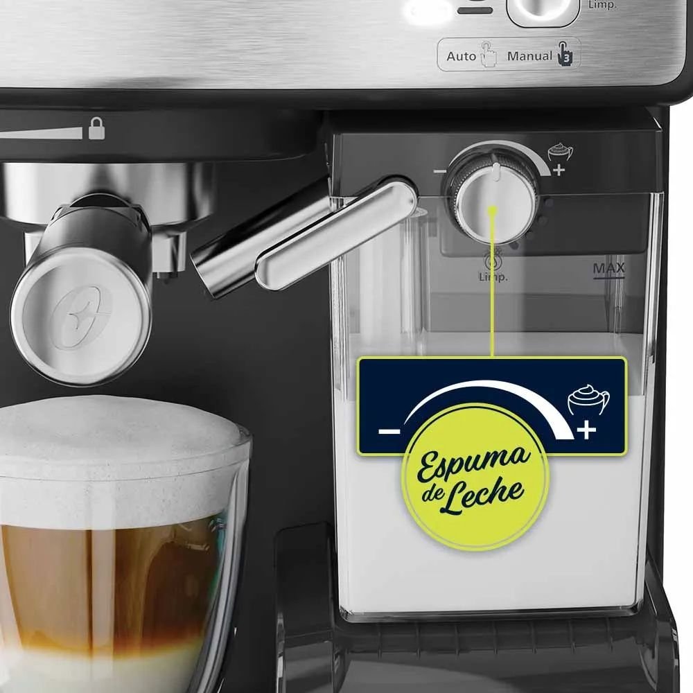 Cafetera OSTER Automatica 15 Bares 1170 W BVSTEM6603SS Inox - Image 5