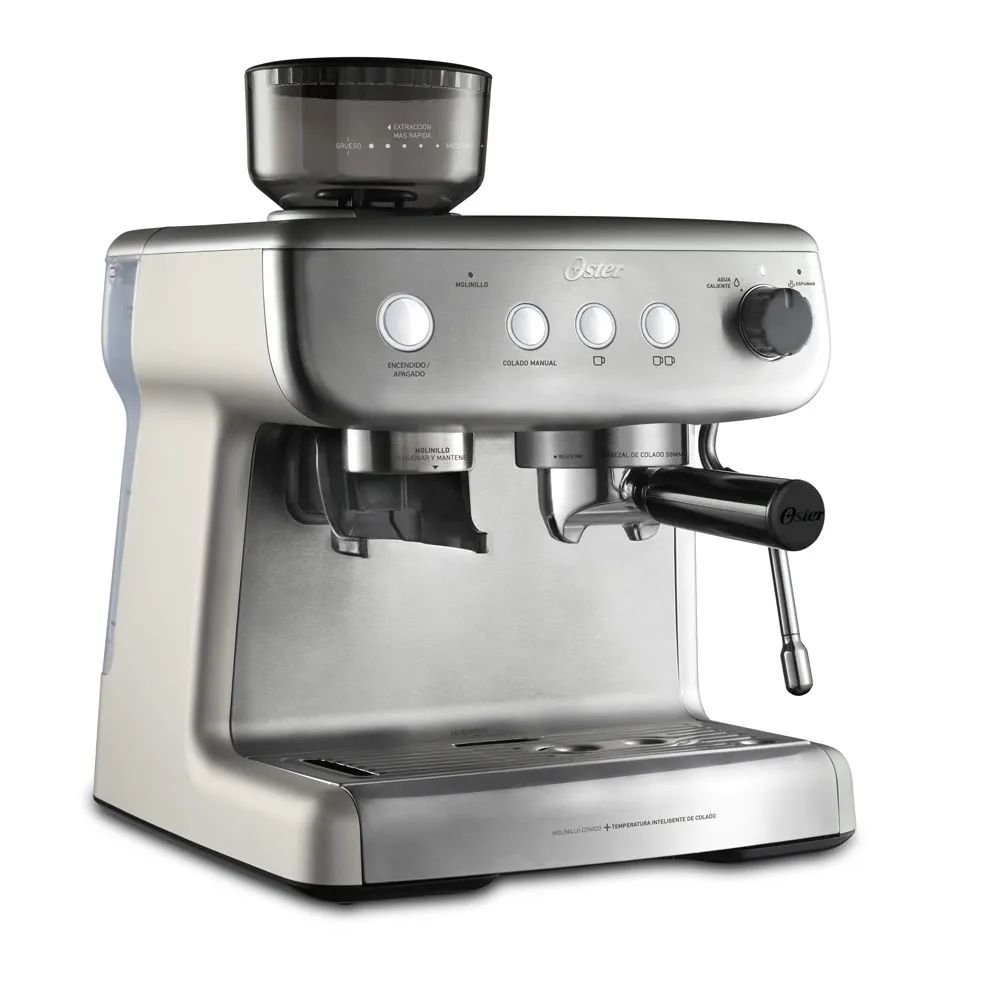 Cafetera OSTER 15 Bares Molino BVSTEM7300 Plateada - Image 2