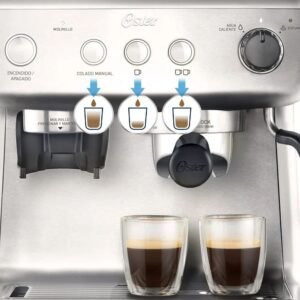 Cafetera OSTER 15 Bares Molino BVSTEM7300 Plateada - Image 5