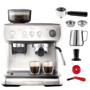 Cafetera OSTER 15 Bares Molino BVSTEM7300 Plateada - Image 8