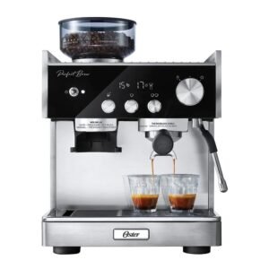Cafetera OSTER 15 Bares Espresso BVSTEM7400 Plateada