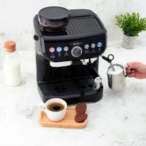 Cafetera HACEB 2 Litros Molino Integrado Negro - Image 4