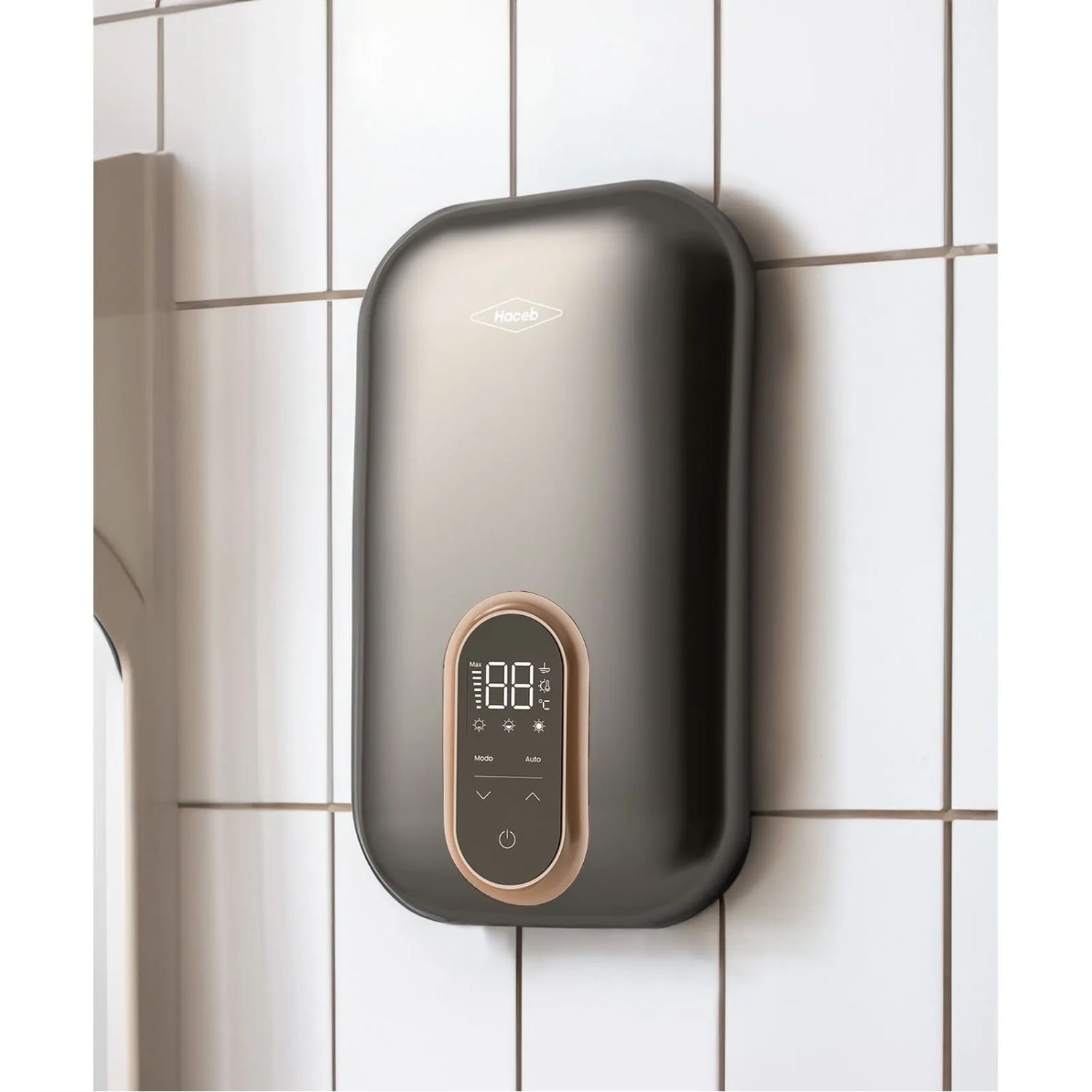 Calentador de Agua Electrico 7 Litros 220V HACEB Gris - Image 2