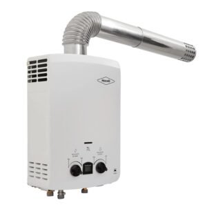 Alternative view of Calentador de Agua Gas Natural 7Lt Tiro Natural HACEB Blanco