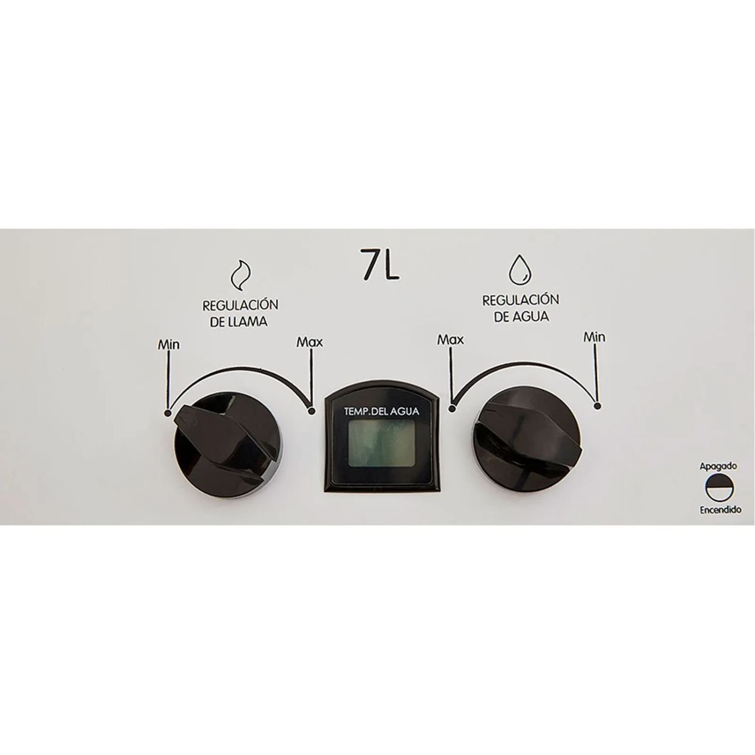 Calentador de Agua Gas Natural 7Lt Tiro Natural HACEB Blanco - Image 3