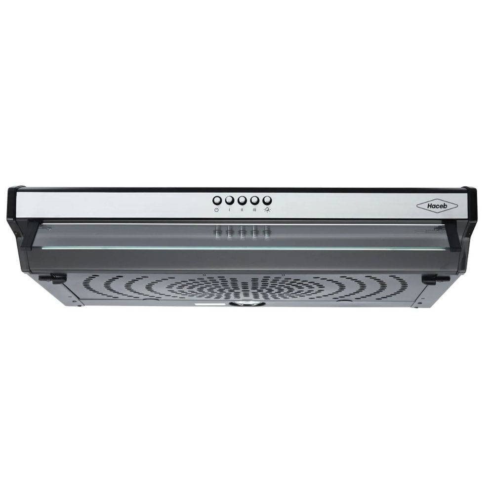 Campana Recirculadora Haceb 60 cm Pared Kala Gris Negro