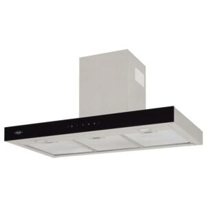 Campana Recirculadora Extractora HACEB 90cm Negro Inox 3 Vel - Image 3