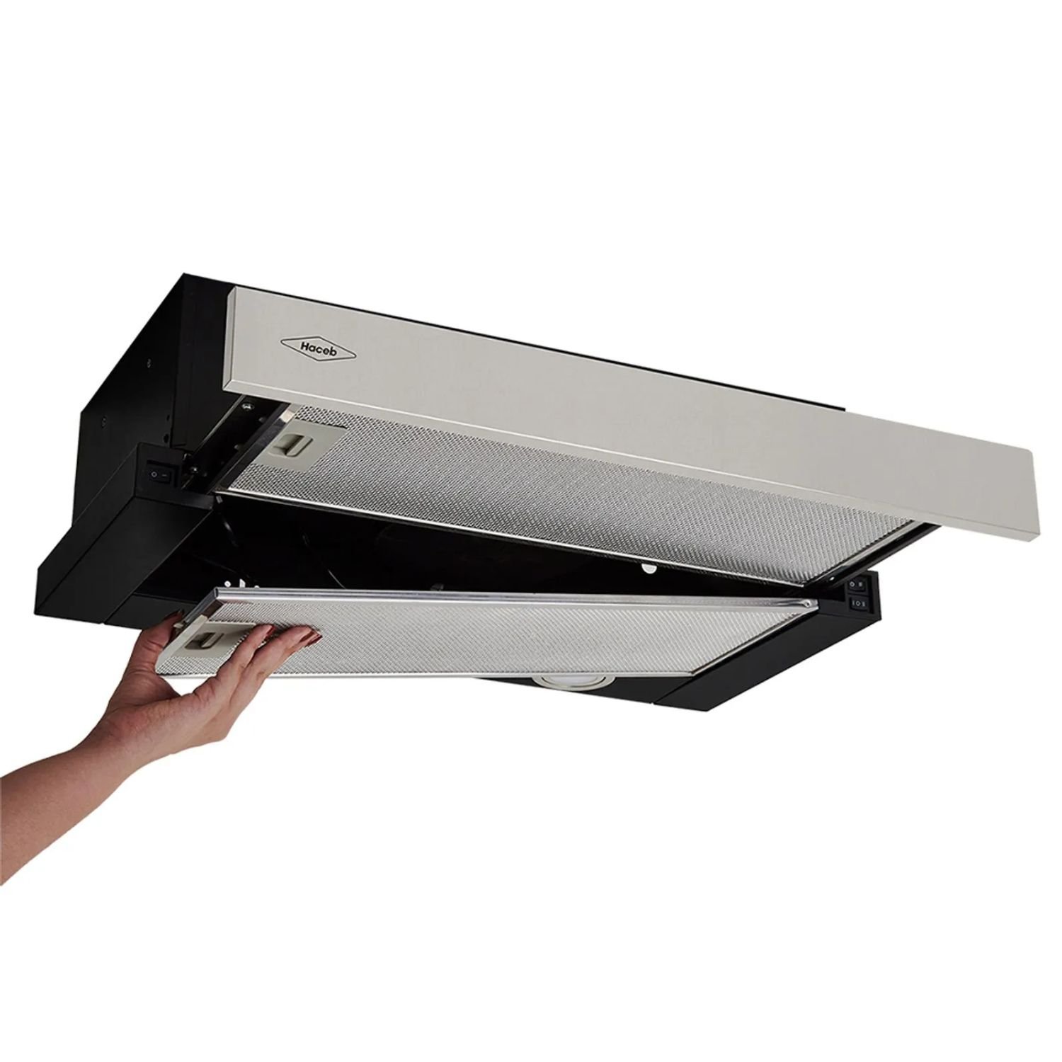 Campana Retractil HACEB 60cm Pared 3 Vel Inox - Image 5