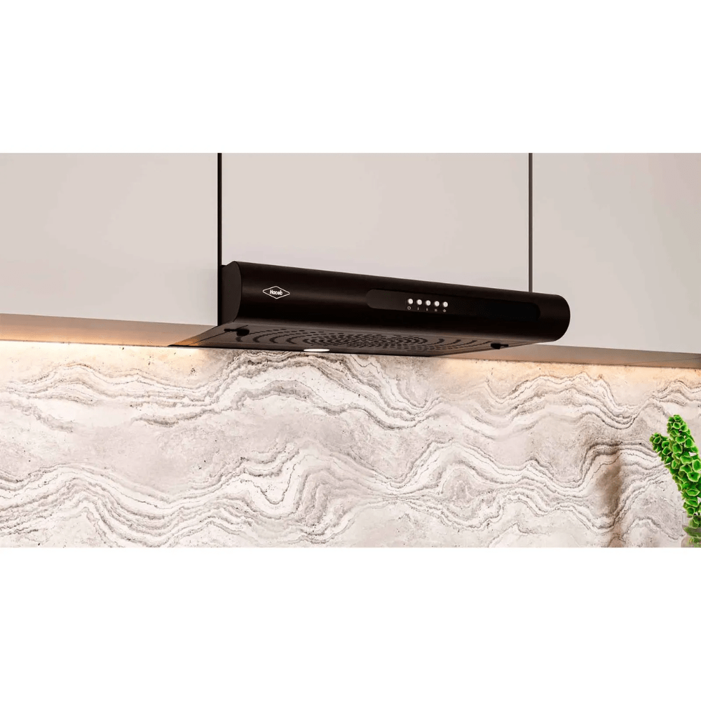 Campana Recirculadora HACEB 60 cm Pared TOFU Negro - Image 4