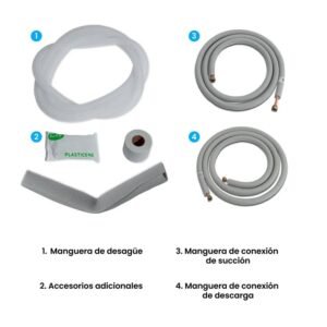 Aire Acondicionado 12000 BTU On/Off 115V CHALLENGER 12KBL1 - Image 4