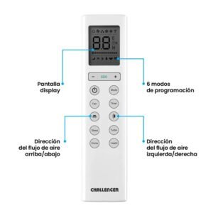 Aire Acondicionado 12000 BTU On/Off 115V CHALLENGER 12KBL1 - Image 5