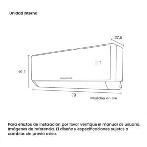 Aire Acondicionado 12000 BTU On/Off 115V CHALLENGER 12KBL1 - Image 6