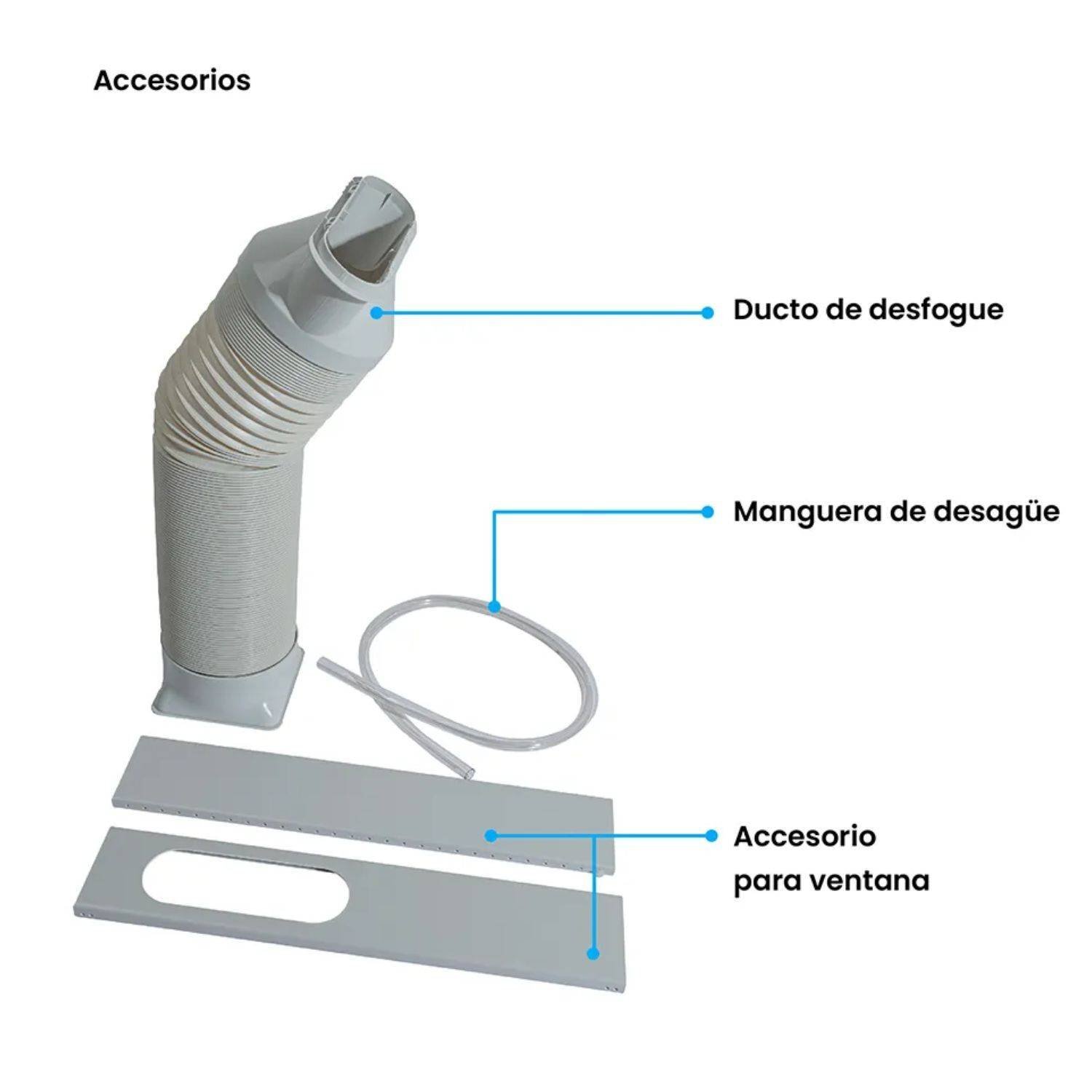 Aire Acondicionado 12000 BTU Portátil 115V CHALLENGER 12KBL1 - Image 7