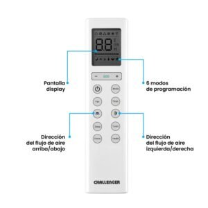 Aire Acondicionado 12000 BTU Inverter 110V CHALLENGER 12KBL1 - Image 5