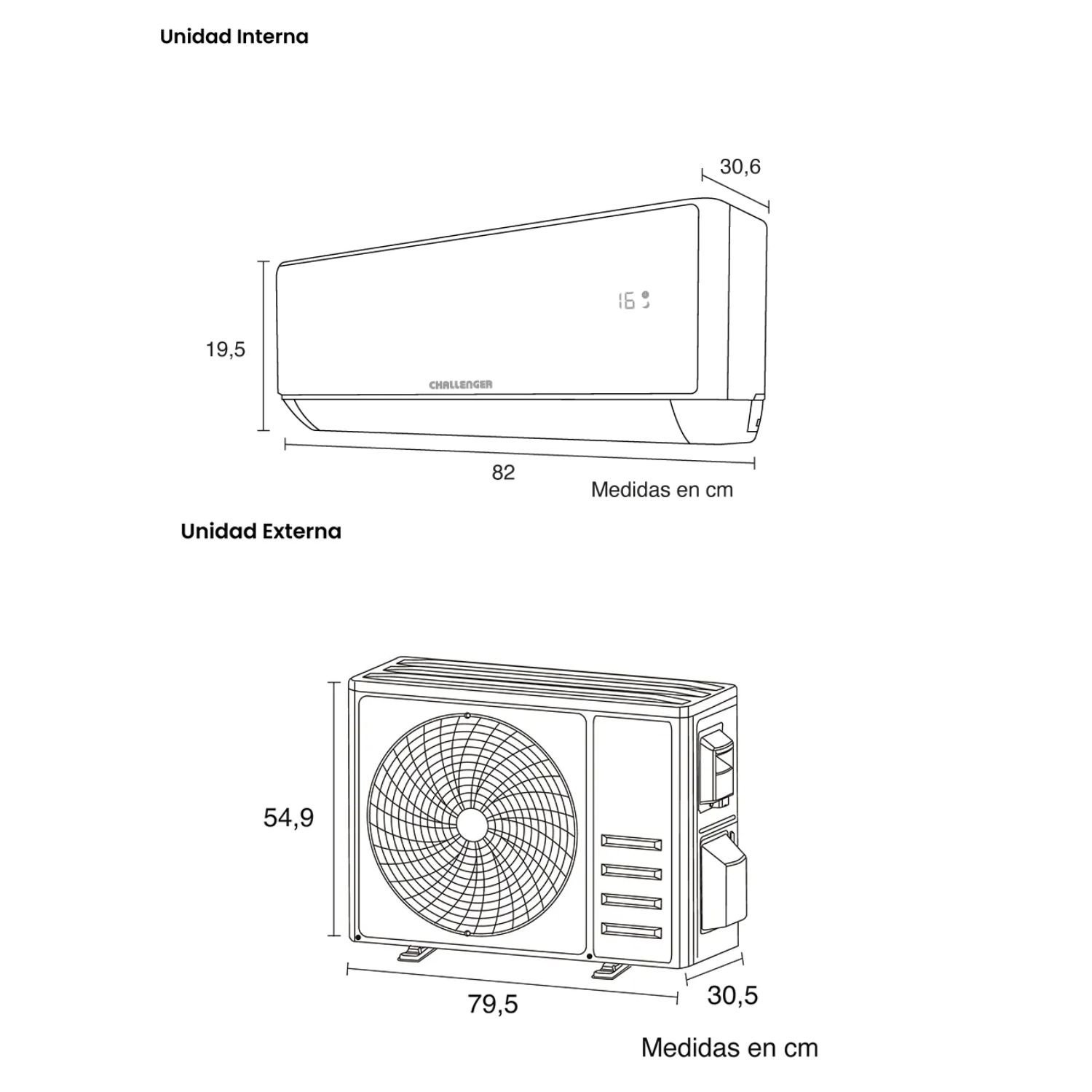 Aire Acondicionado 12000 BTU Inverter 110V CHALLENGER 12KBL1 - Image 7