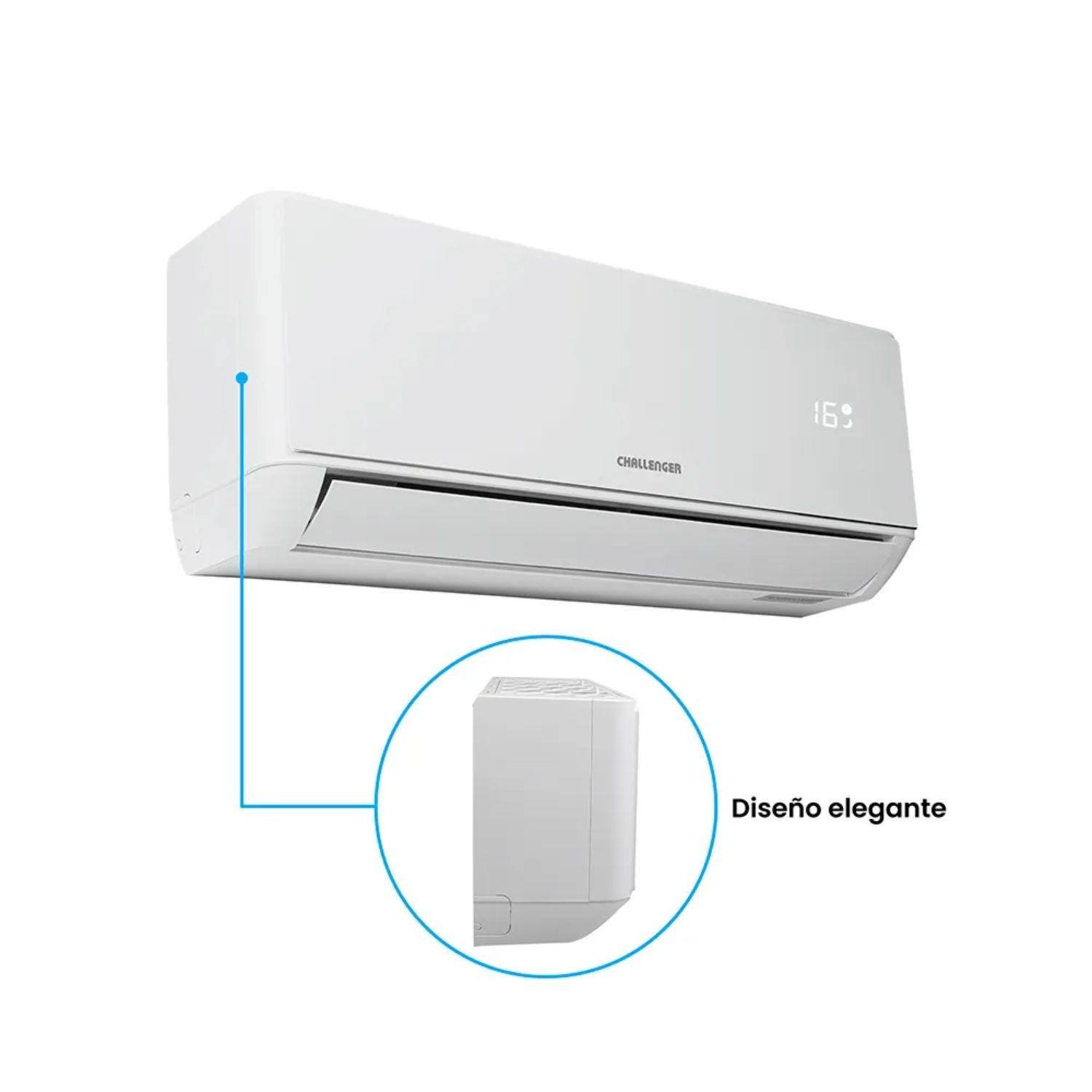 Aire Acondicionado 12000 BTU On/Off 220V CHALLENGER CA12KBL2 - Image 3