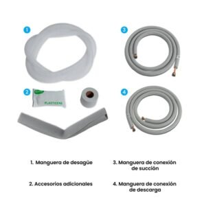 Aire Acondicionado 12000 BTU On/Off 220V CHALLENGER CA12KBL2 - Image 5