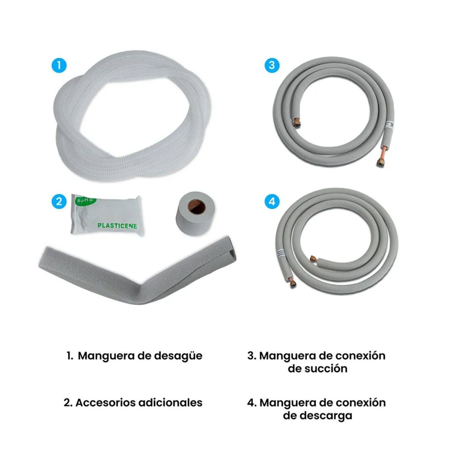 Aire Acondicionado 12000 BTU On/Off 220V CHALLENGER CA12KBL2 - Image 5