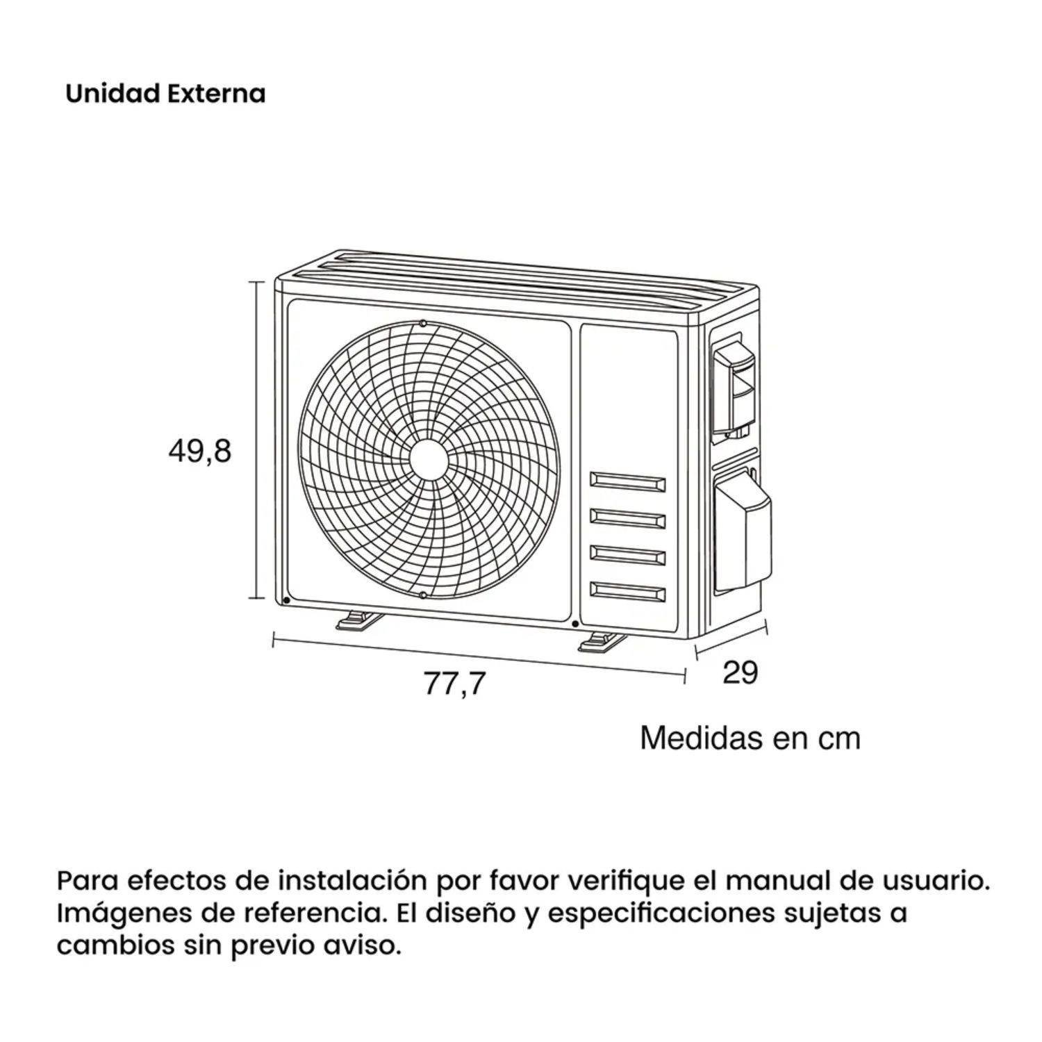Aire Acondicionado 12000 BTU On/Off 220V CHALLENGER CA12KBL2 - Image 7