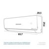 Aire Acondicionado 12000 BTU Inverter 220V CHALLENGER 2KBL2 - Image 4