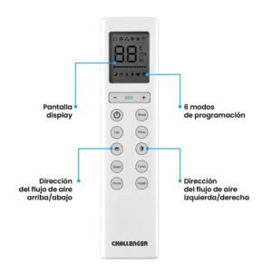 Aire Acondicionado 9000 BTU On/Off 115V CHALLENGER CA_9KBL1 - Image 5