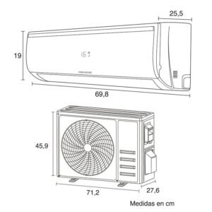 Aire Acondicionado 9000 BTU On/Off 115V CHALLENGER CA_9KBL1 - Image 6