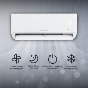 Aire Acondicionado 9000 BTU Inverter 220V CHALLENGER Blanco - Image 5