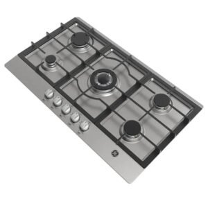 Estufa GE 86 cm 5 Puestos Gas Natural CGG8610I2 Inox - Image 3