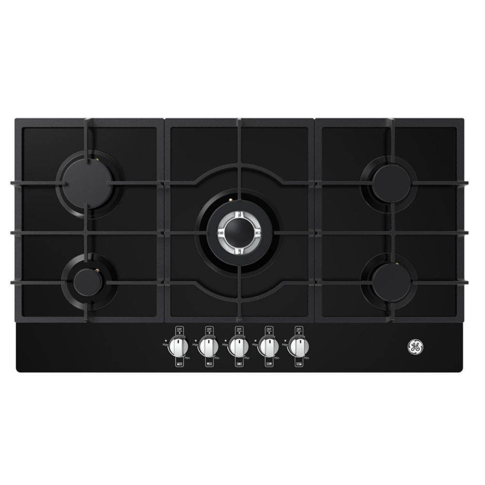 Estufa GE 86cm 5 Puestos Gas Natural CGG8615V2 Vidrio