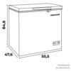 Congelador Challenger Horizontal 97 Litros CH-100 Blanco - Image 8