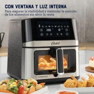 Freidora OSTER 7.5 Litros Digital CKSTAF75WDSSDF Negro Gris - Image 6