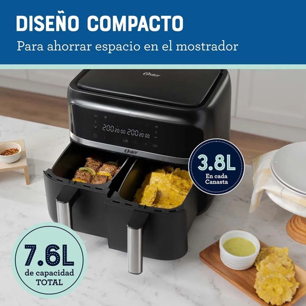 Freidora OSTER 7.5 Litros Digital CKSTAF7MCDDF Negro - Image 4
