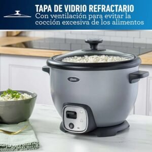 Olla Arrocera OSTER 10 Tazas Electrica CKSTRC8029S Gris - Image 7