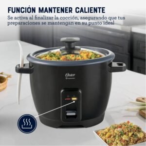 Olla Arrocera OSTER 7 Tazas Electrica CKSTRCB7DFBLK Negro - Image 3