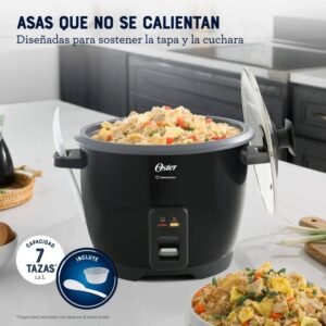 Olla Arrocera OSTER 7 Tazas Electrica CKSTRCB7DFBLK Negro - Image 4