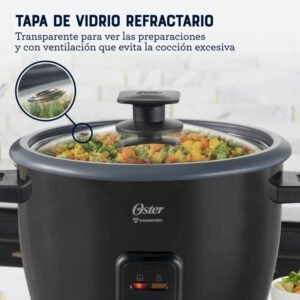 Olla Arrocera OSTER 7 Tazas Electrica CKSTRCB7DFBLK Negro - Image 6