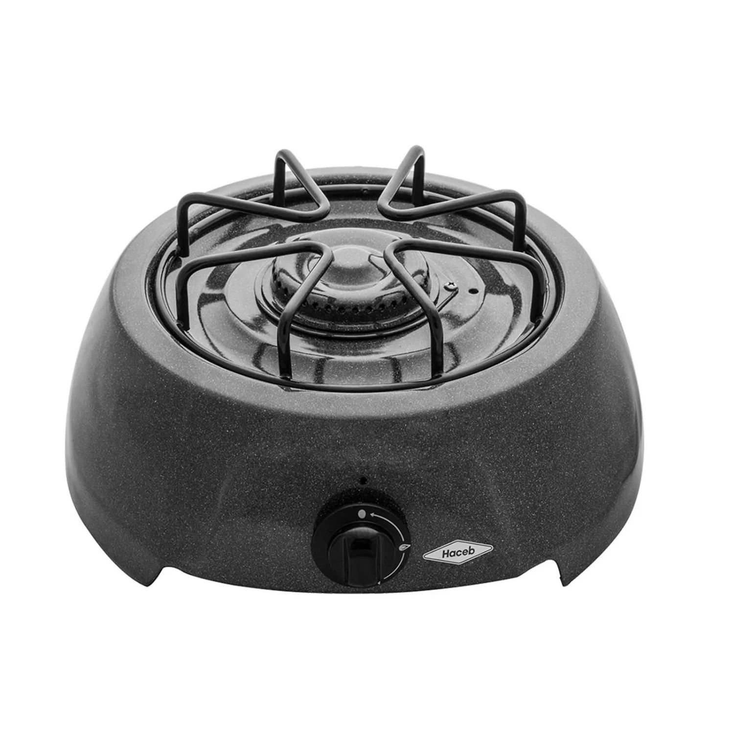 Estufa de Mesa HACEB 1 Puesto Gas Natural Negro