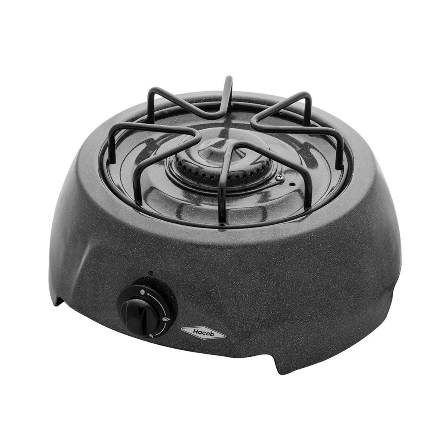 Estufa de Mesa HACEB 1 Puesto Gas Propano Negro - Image 2