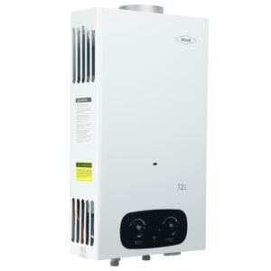 Calentador de Agua Gas Natural 12Lt Tiro Natural HACEB Blanco - Image 3