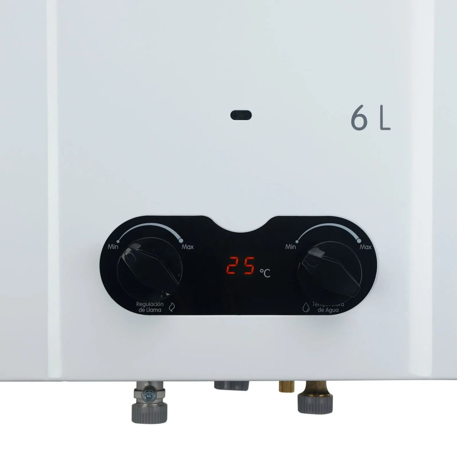 Calentador de Agua Gas Natural 6Lt Tiro Forzado HACEB Blanco - Image 2